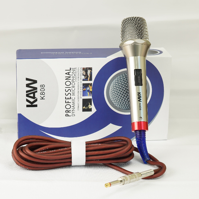 Micro KAW chuyên nghiệp - dây Siêu dài, chống hú, chống vọng cao, bắt âm cực nhạy - Bảo hành 1 đổi 1