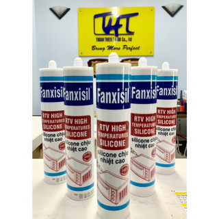 Chất trám silicone chịu nhiệt – fanxisil rtv high temperature silicone sealant red 300ml