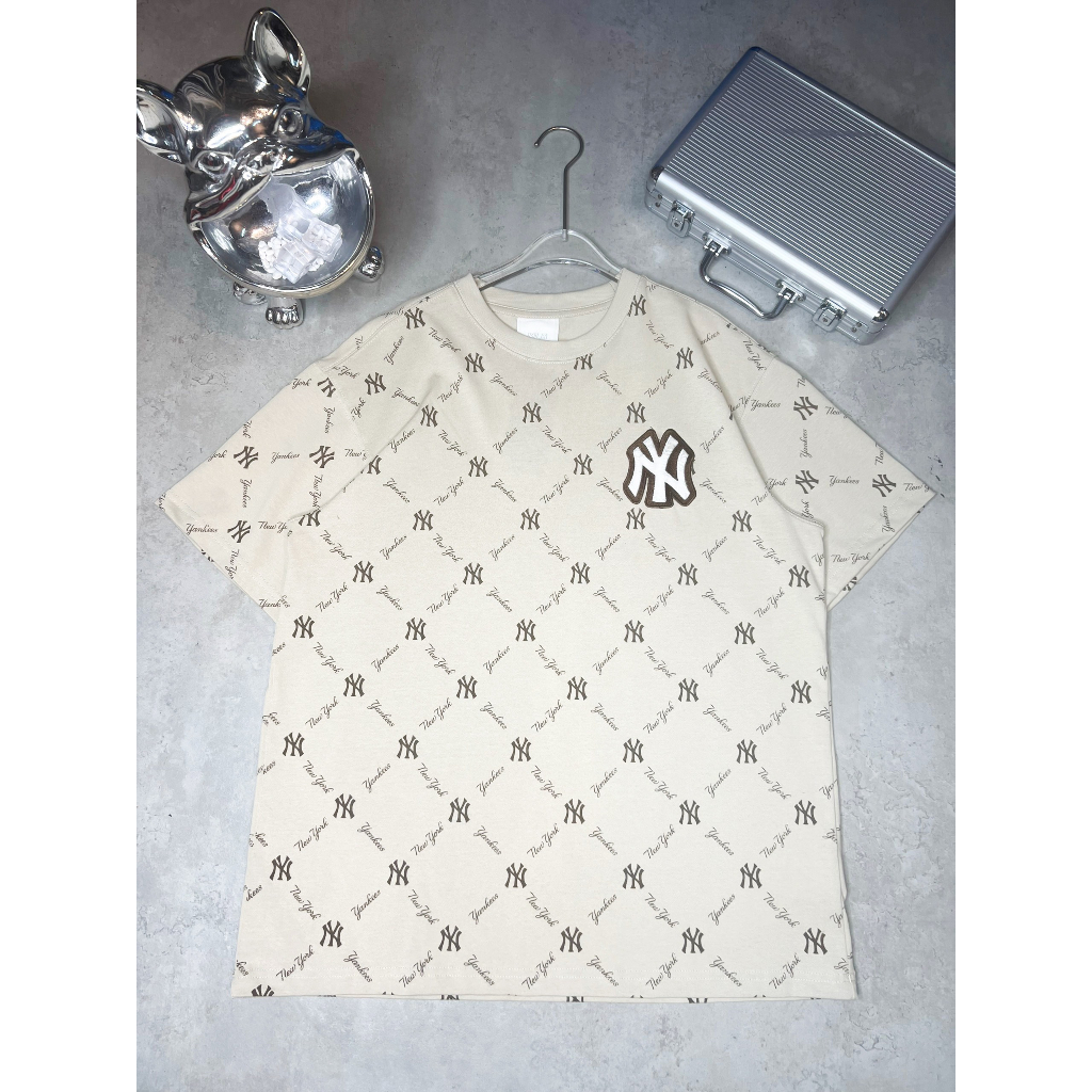 Áo & Quần be monogram LƯỚI M/L/B  SIZE S M L, FULL-TAG-CODE