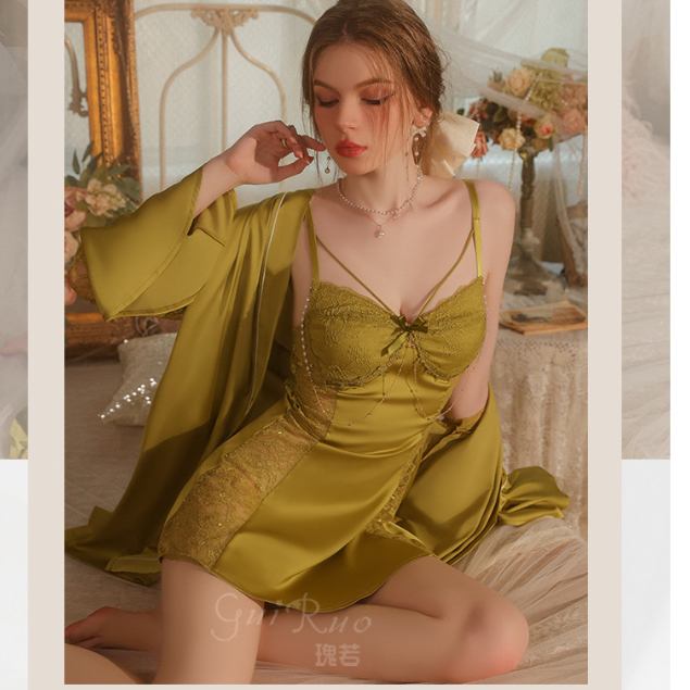 (M.180) Váy ngủ sexy cao cấp có mút ngực Đầm mặc nhà gợi cảm quyến rũ