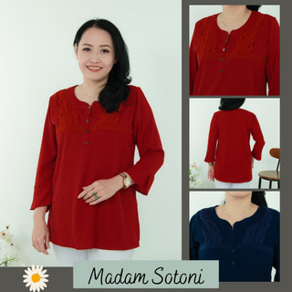 Madam sotoni - thời trang trung niên - áo kiểu nữ trung niên - lgdrn1400