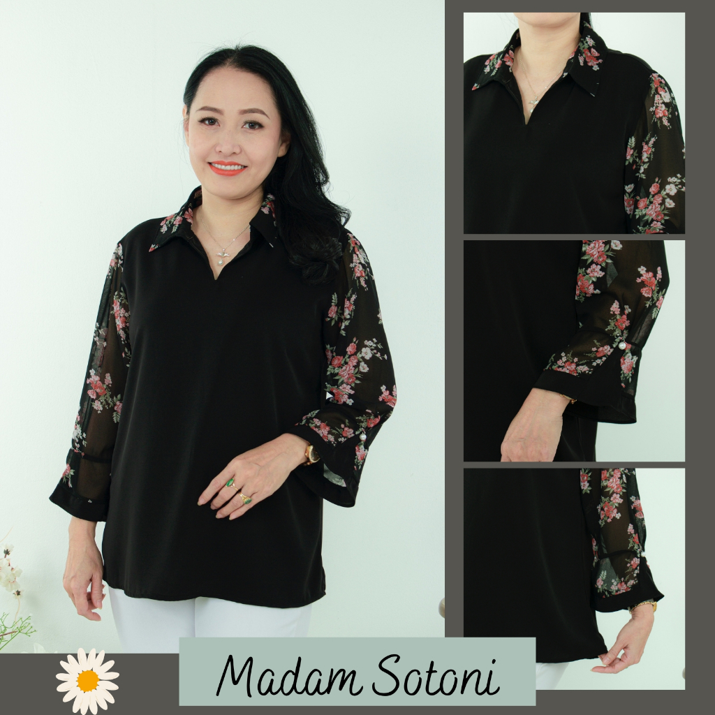 Madam Sotoni - Thời trang trung niên - Áo kiểu nữ trung niên - LMSM1304