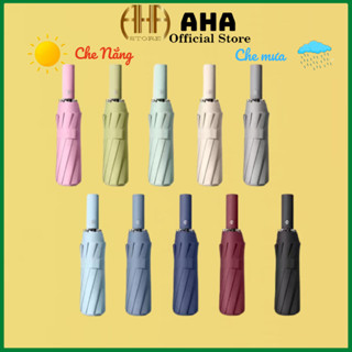 Dù Che Mưa, Che Nắng Cao Cấp 24 NAN KÉP TỰ ĐỘNG Gấp Gọn Để Túi Xách Ba Lô Cốp Xe, Chống Tia UV