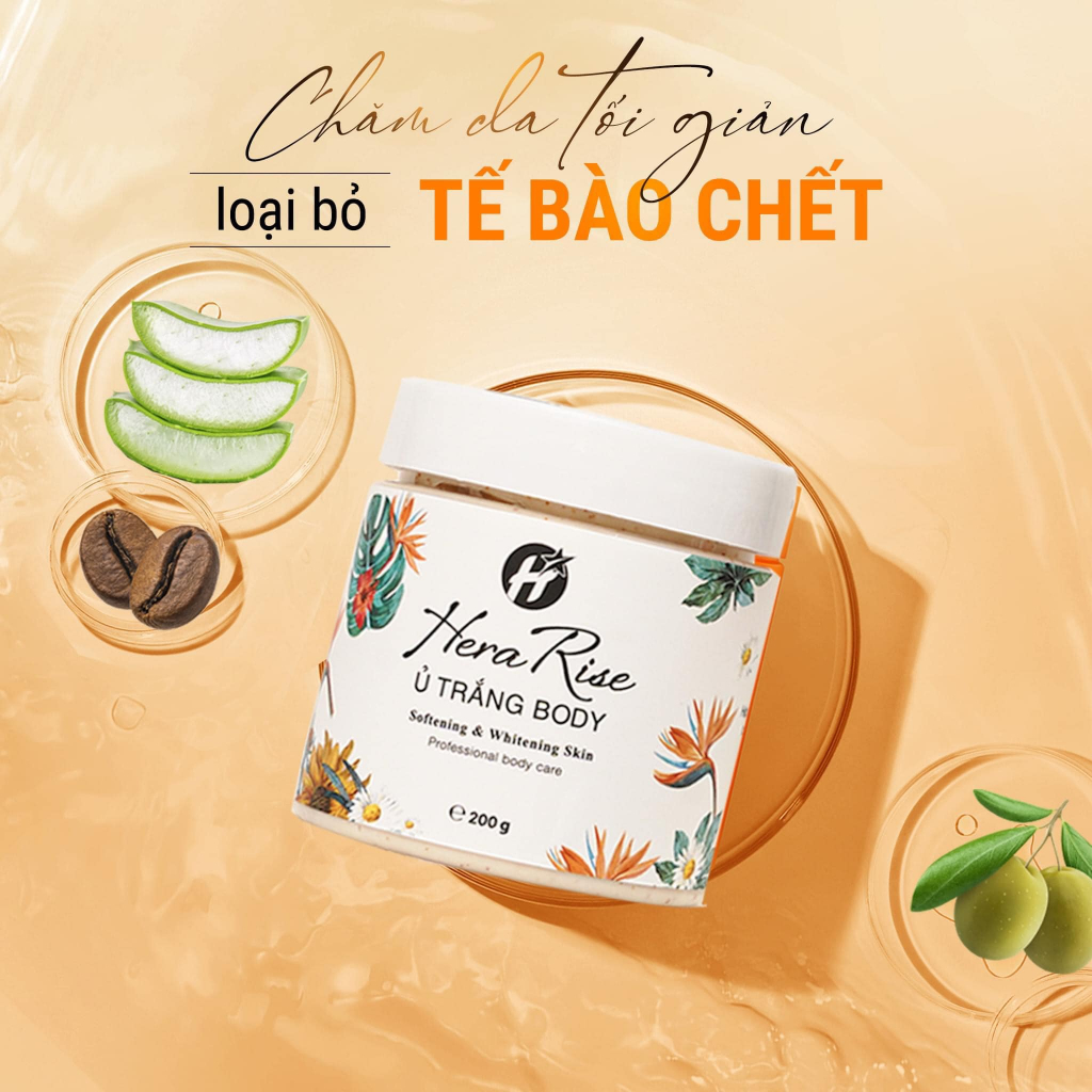 Kem dưỡng thể Dưỡng trắng da body Hera Rise toàn thân kích trắng nâng tone SPF50+