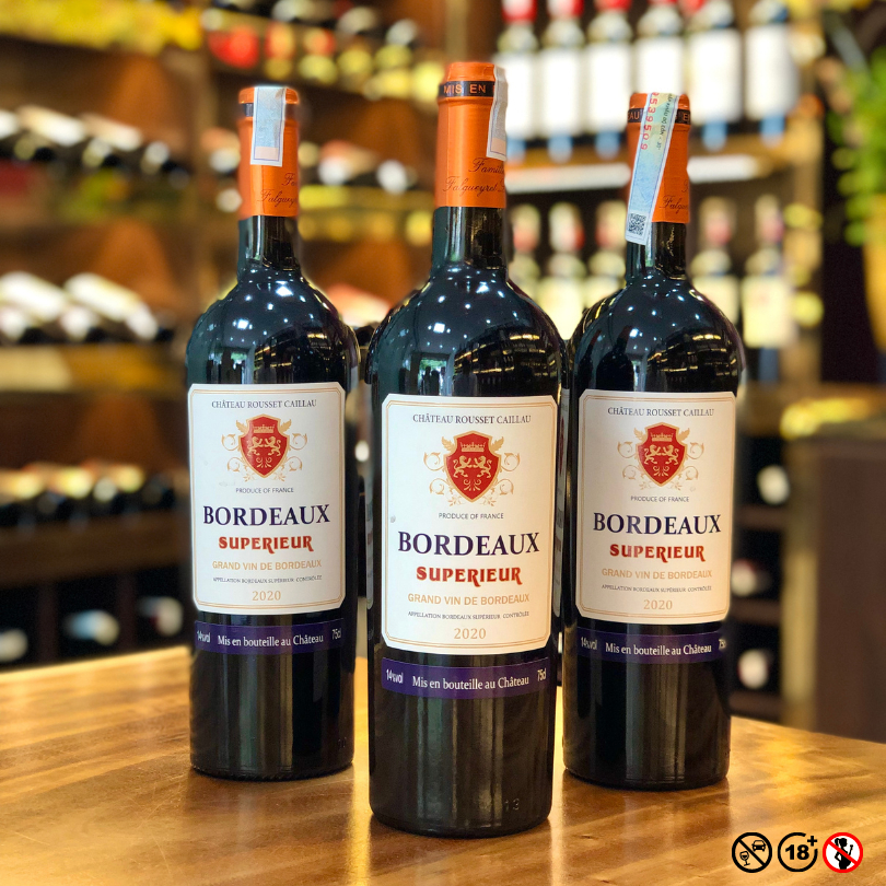 Rượu Vang Pháp Chateau Rousset Caillau Bordeaux Superieur - Wine Wander