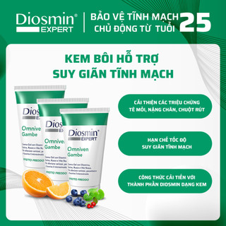 COMBO 3 Kem bôi suy giãn tĩnh mạch Diosmin Expert
