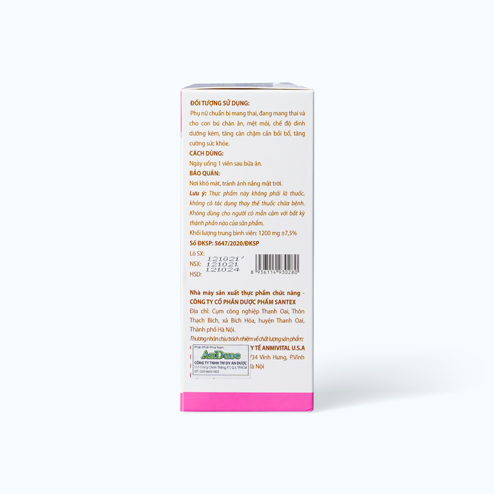 Viên uống bổ bầu Fevit DHA Extra - bổ sung vitamin và khoáng chất cần thiết trước và sau thai kì- Lọ 30 viên Thomsoncare