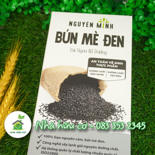 Bún gạo lứt mè đen ht food/nguyên minh 200g/300g - nhà hữu cơ