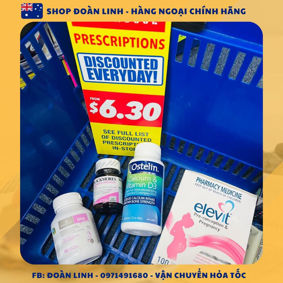 Vitamin Bổ Sung Sắt Cho Bầu Blackmore Úc - Blackmore Pregnacy Iron 30 Viên