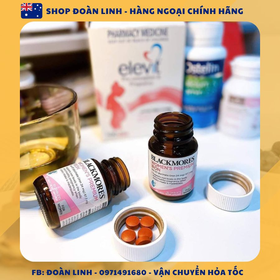 Vitamin Bổ Sung Sắt Cho Bầu Blackmore Úc - Blackmore Pregnacy Iron 30 Viên