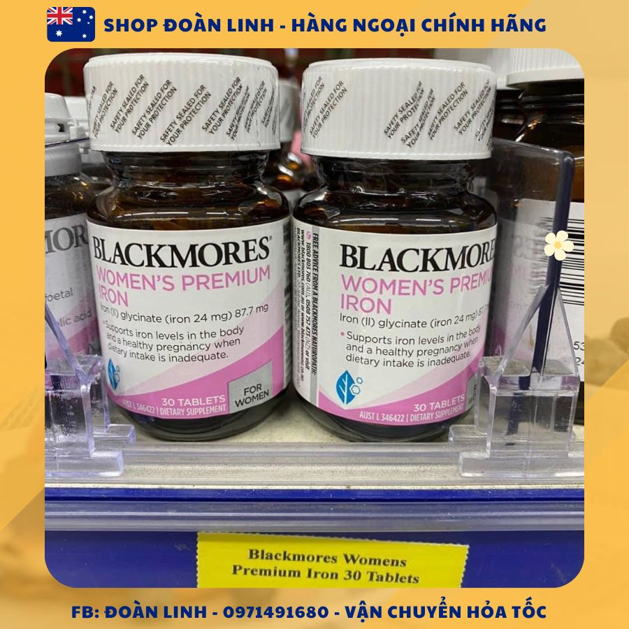 Vitamin Bổ Sung Sắt Cho Bầu Blackmore Úc - Blackmore Pregnacy Iron 30 Viên