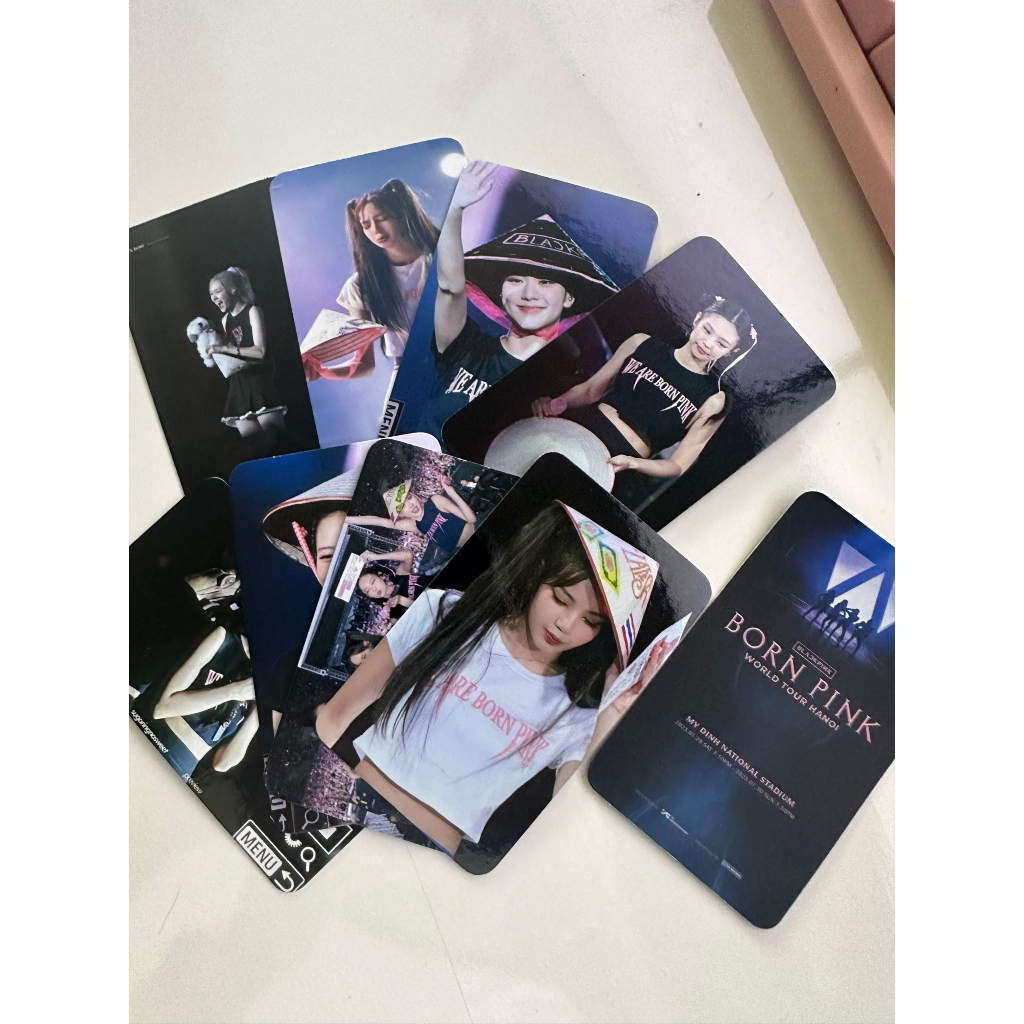 Set 9 card BLACPINK Born Pink In HaNoi