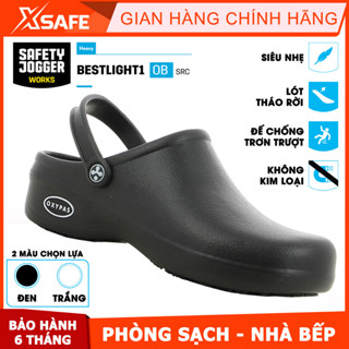 Giày bếp chống trượt Jogger Bestlight Giầy bảo hộ chống trượt nhà hàng bệnh viện siêu nhẹ Giày phòng sạch - XSAFE