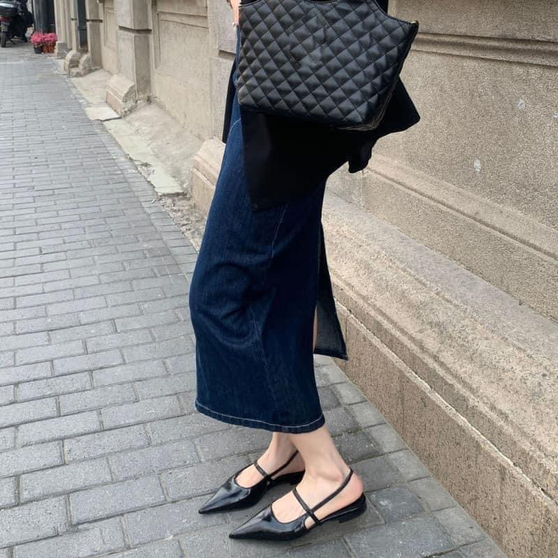 Giày BỆT/CAO GÓT mũi nhọn hàng QC mẫu mới 2023