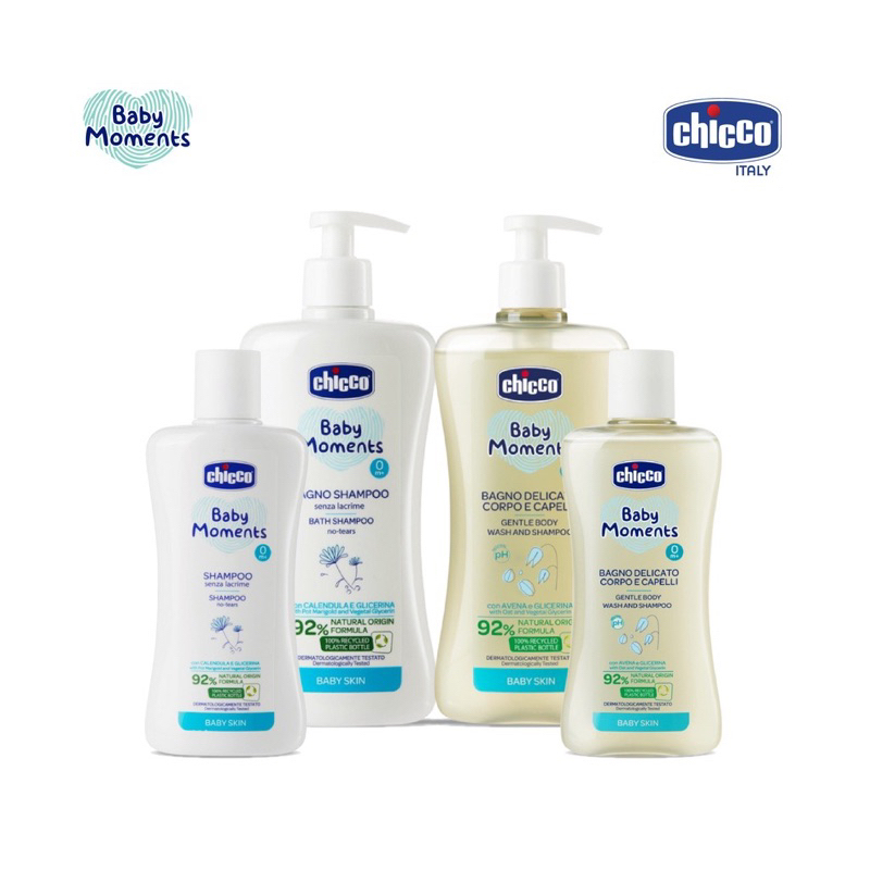 Sữa Tắm Chicco 200ml và 500ml Dành Cho Các Bé Từ 0m+