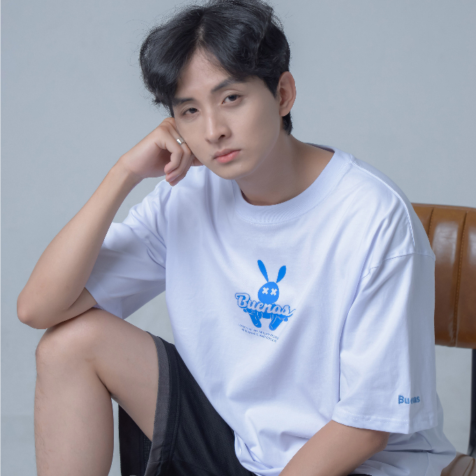 Áo thun local brand tay lỡ form rộng unisex cho nam nữ BUENAS - BRT01