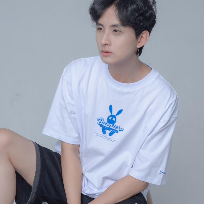 Áo thun local brand tay lỡ form rộng unisex cho nam nữ BUENAS - BRT01
