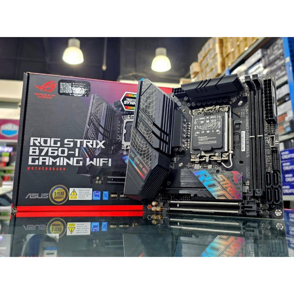 Bo Mạch Chủ ASUS ROG STRIX B760-I GAMING WIFI DDR5 (Size ITX, chính hãng 36T) | BigBuy360 - bigbuy360.vn