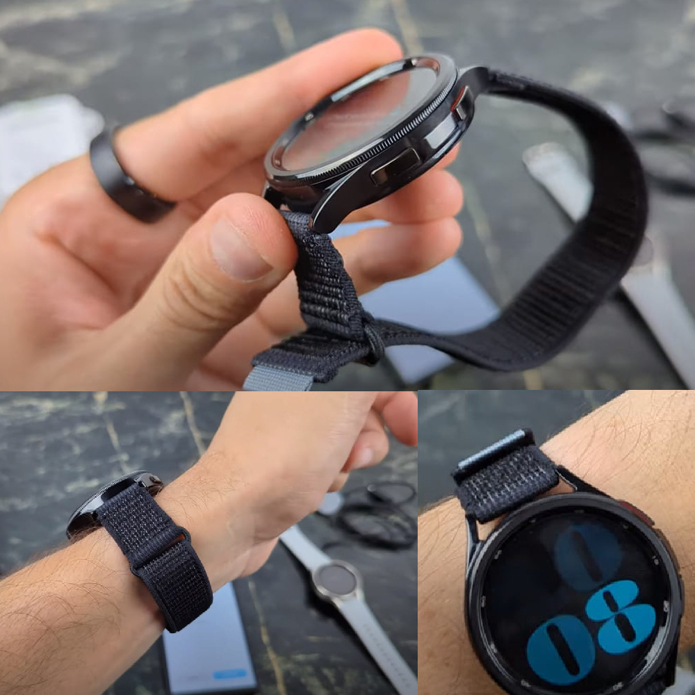 Dây đeo vải siêu nhẹ Galaxy Watch 6,Galaxy Watch 5,Galaxy Watch 4-Hàng chính hãng