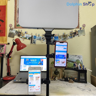 [Có Clip] Kẹp Điện Thoại Gắn Giá Livestream - Giá Đỡ Điện Thoại Gắn Đèn Live Stream