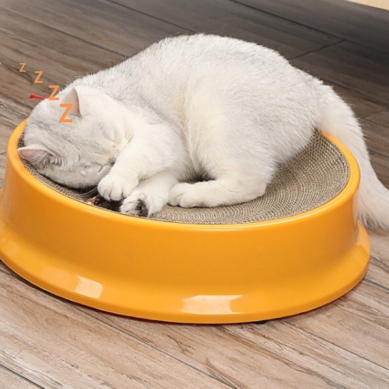 Bàn cào móng kèm ổ ngủ cho mèo, lõi bên trong tháo rời và thay thế