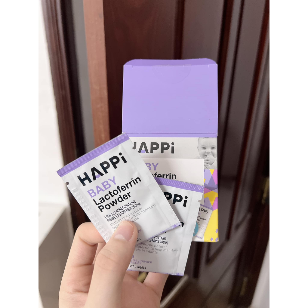 Bột bổ sung Lactoferrin HAPPi Powder Úc 28 gói