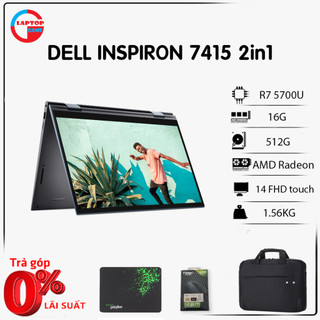 [Mới 100%] Laptop Dell Inspiron 7415 2-in-1 (Ryzen 7 - 5500U, 16GB, 512GB, AMD Radeon Graphics, 14'' FHD Touch)