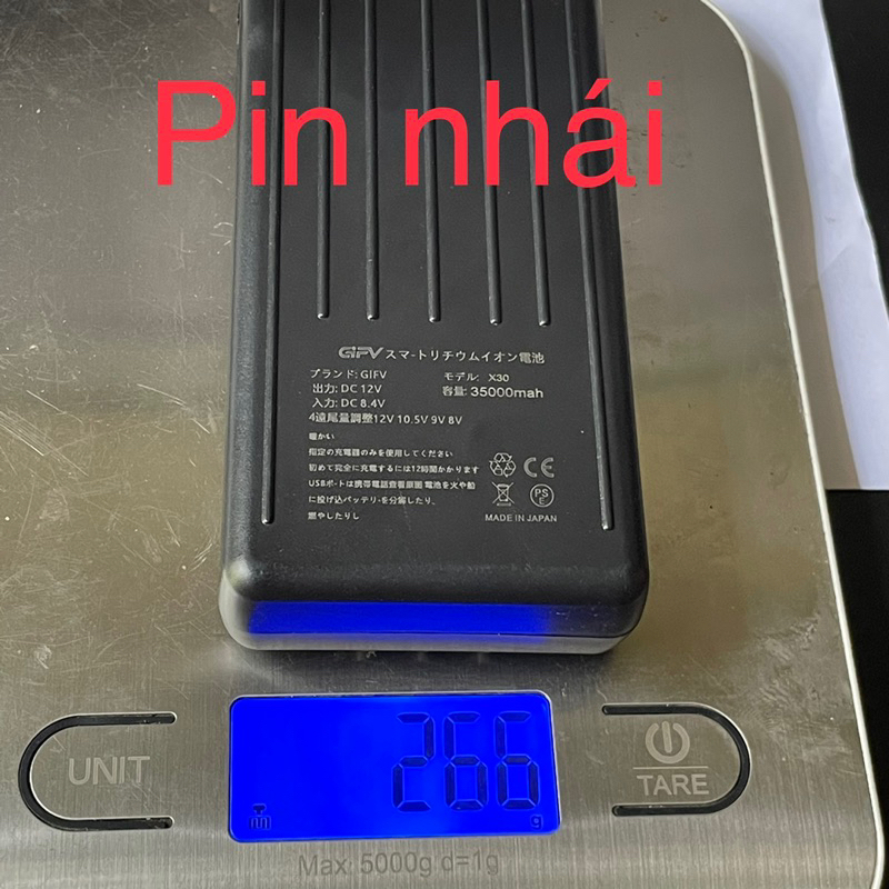 Bán Lẻ Pin Áo Điều Hoà Chuẩn Hàng Chính Hãng 12v 30000mah Gió To Nhất Trên 10 Tiếng Độ Bền 3 Năm