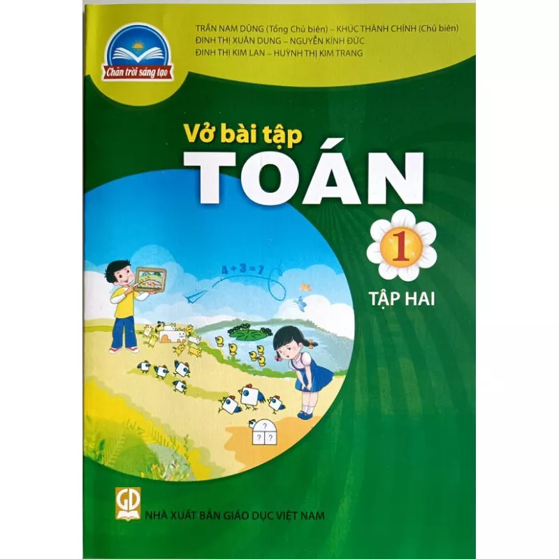 2 cây chì 2B+ VBT Toán 1 tập 2.