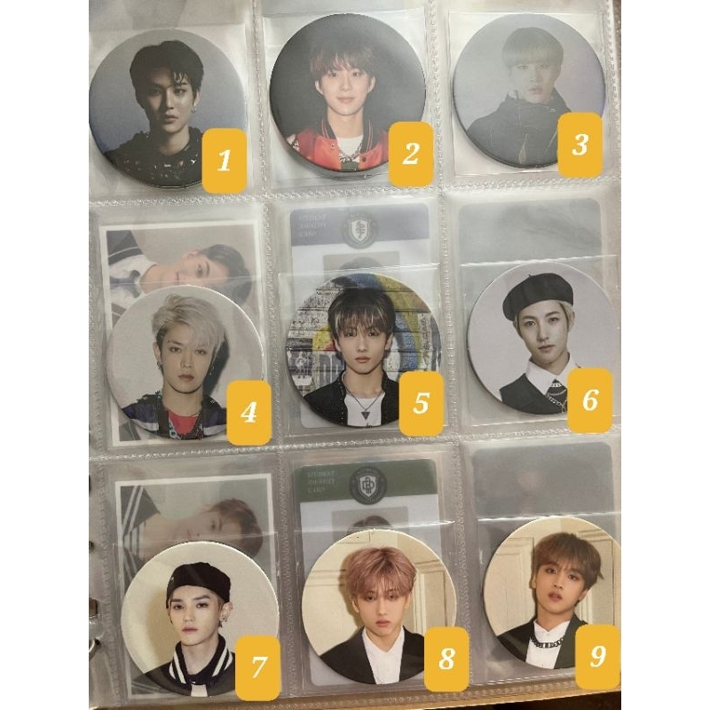 Ảnh thẻ NCT  official photocard/ID/circle card