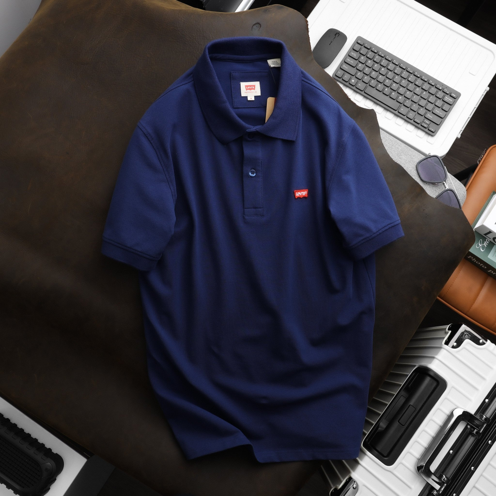 Áo Polo LV basic chất cá sấu ngoại nhập cotton 100% 4 chiều Logo thêu nét tinh xảo hàng xuất khẩu cao cấp