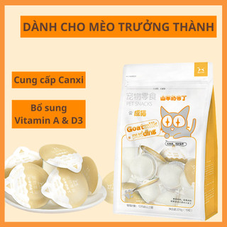 Thạch pudding sữa dê cho mèo 15g/ viên bổ sung canxi và vitamin