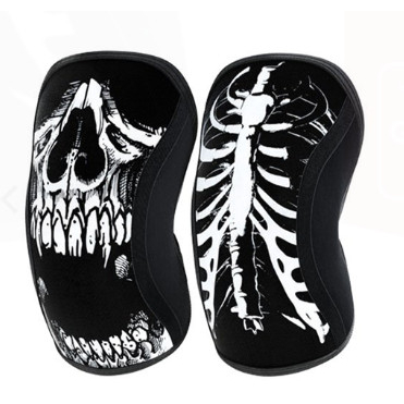 Xỏ Gối Tập Gym Assassins Knee Sleeves RockTape – Skull