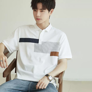 Áo Thun Nam Cổ Trụ Chất Đũi Mềm Mịn Thêu Hoa Văn Bạ Da Chắc Chắn Form Hàn Quốc [Videos]