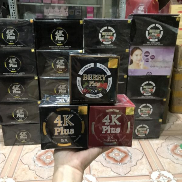 Kem face 4K BERRY PLUS MẪU MỚI NHẤT