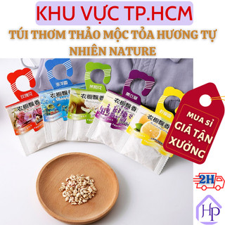 Túi thơm thảo mộc treo tủ quần áo, xe hơi, phòng ngủ..., túi vải hương liệu thảo mộc tự nhiên an toàn tiện dụng