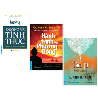 Sách - combo khổ nhỏ hành trình về phương đông + đường về tỉnh thức + tâm từ - first news - fin