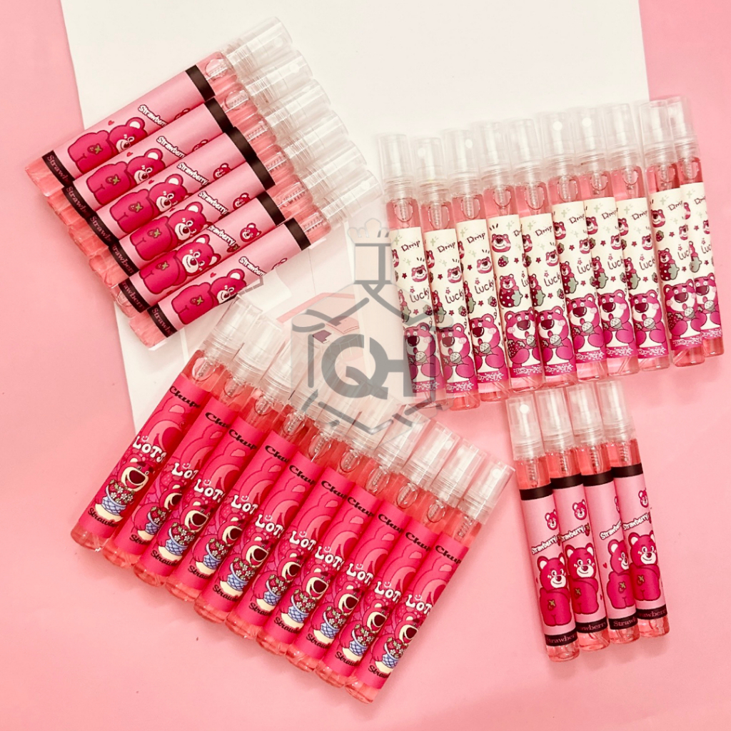 Nước hoa body mist gấu dâu 2023 ngẫu nhiên mùi kẹo ngọt 10ml