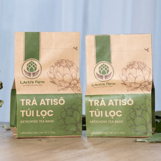 FA3_COMBO 2 GÓI TRÀ ATISO LARTI'S FARM ĐÀ LẠT 200GR/80 TÚI LỌC