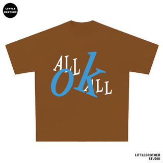 Áo thun tay ngắn cổ tròn All OK All unisex form rộng oversize