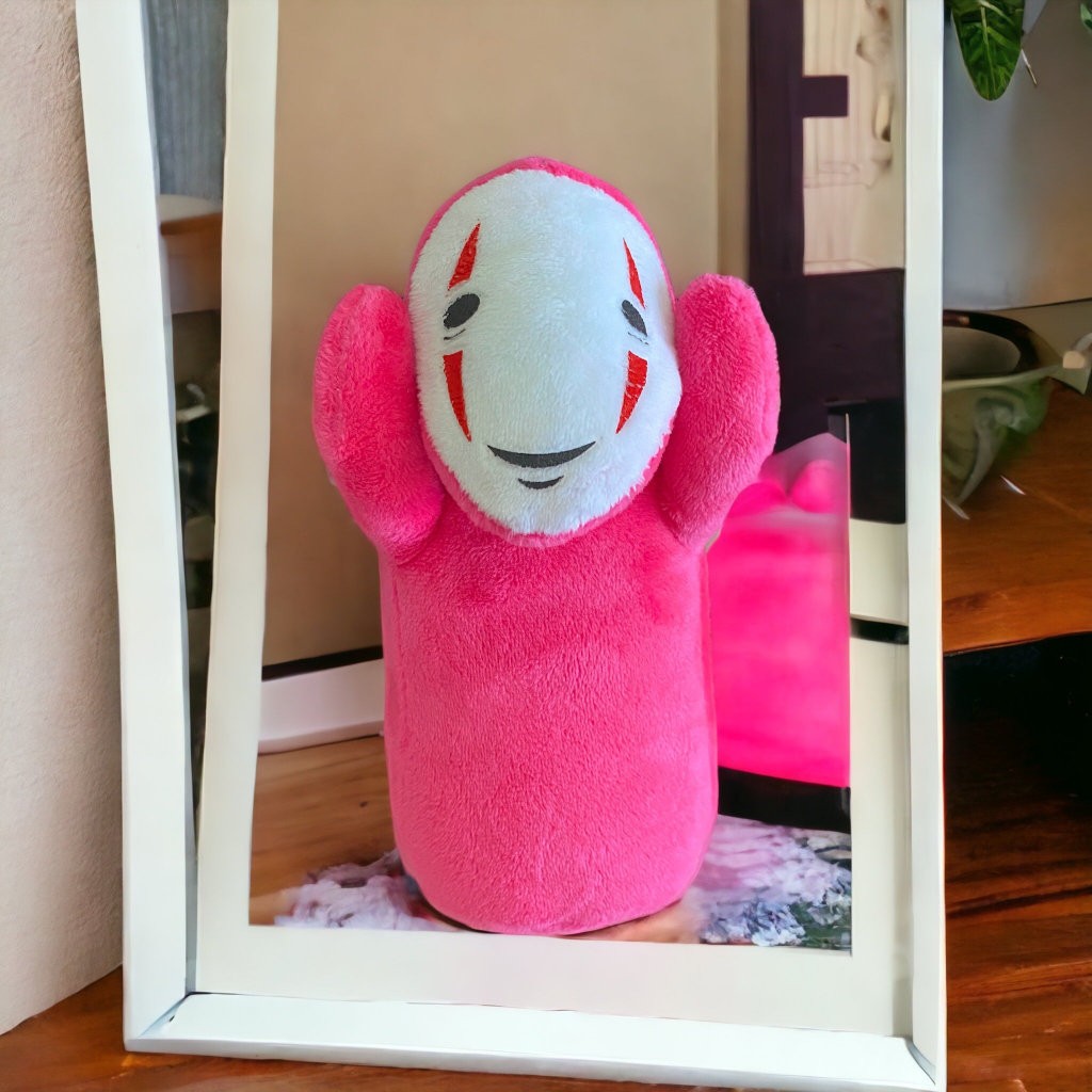 Gấu Bông Búp Bê Ma Vô Diện Màu Hồng cute