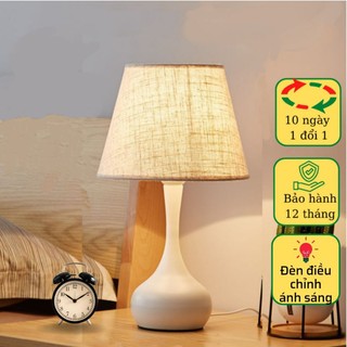 Đèn ngủ để bàn điều chỉnh độ sáng trang trí phòng phong cách Bắc Âu vintage