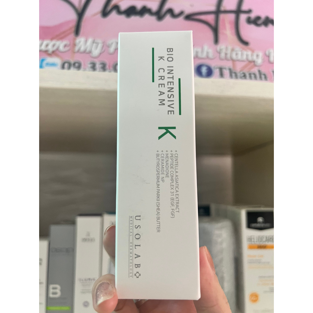 USOLAB Bio Intensive K Cream 50ml - Kem Dưỡng Vitamin K Dịu Da Tức Thì