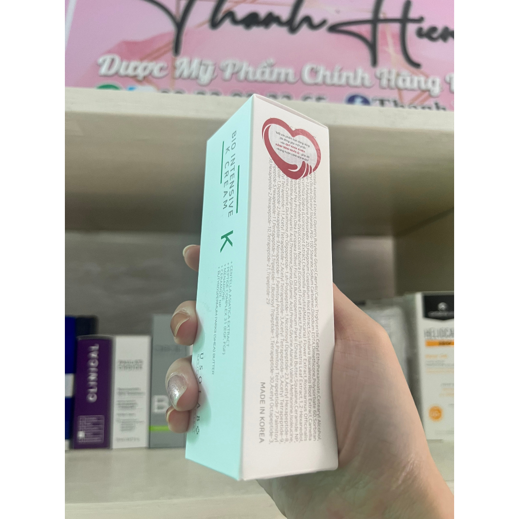 USOLAB Bio Intensive K Cream 50ml - Kem Dưỡng Vitamin K Dịu Da Tức Thì