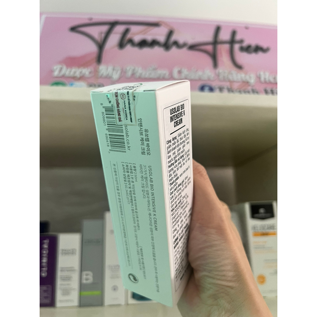 USOLAB Bio Intensive K Cream 50ml - Kem Dưỡng Vitamin K Dịu Da Tức Thì