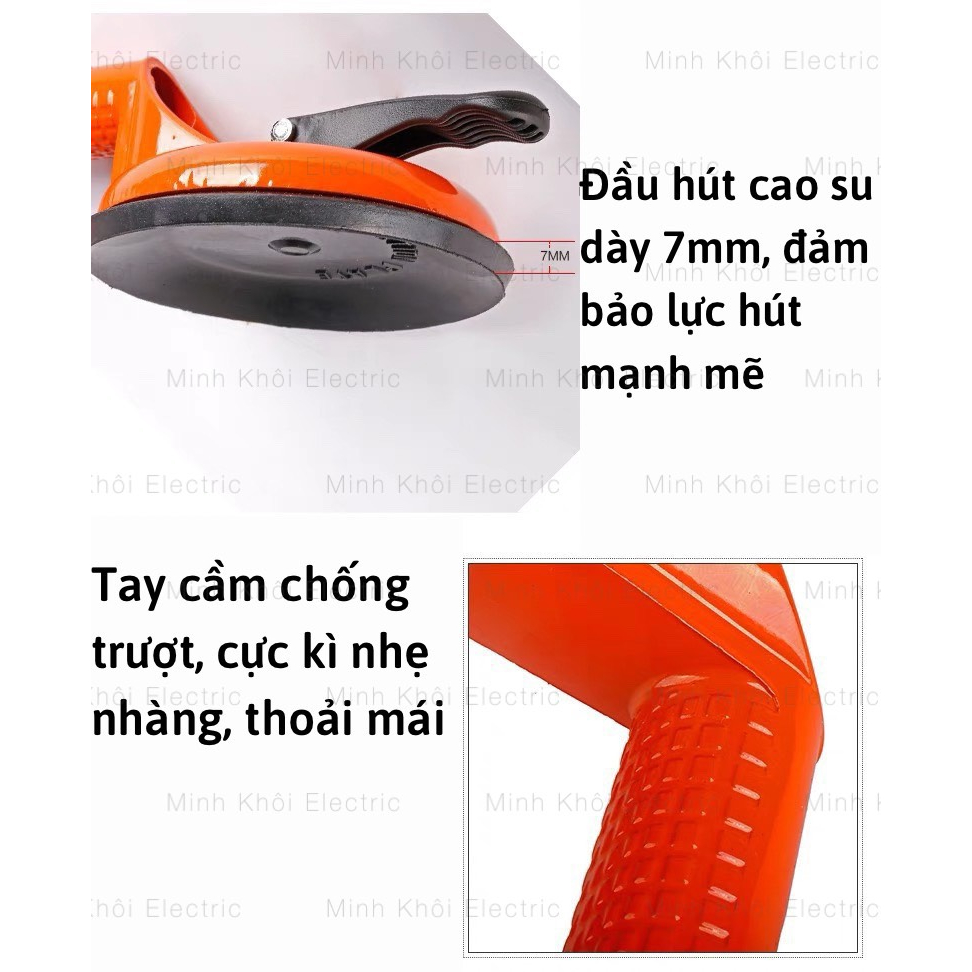 Tay hít kính Asaki, hít gạch cầm tay đa năng,dụng cụ hút kính,hút gạch đơn,đôi, 3 chạc,hít kính chân không,hút kính gạch