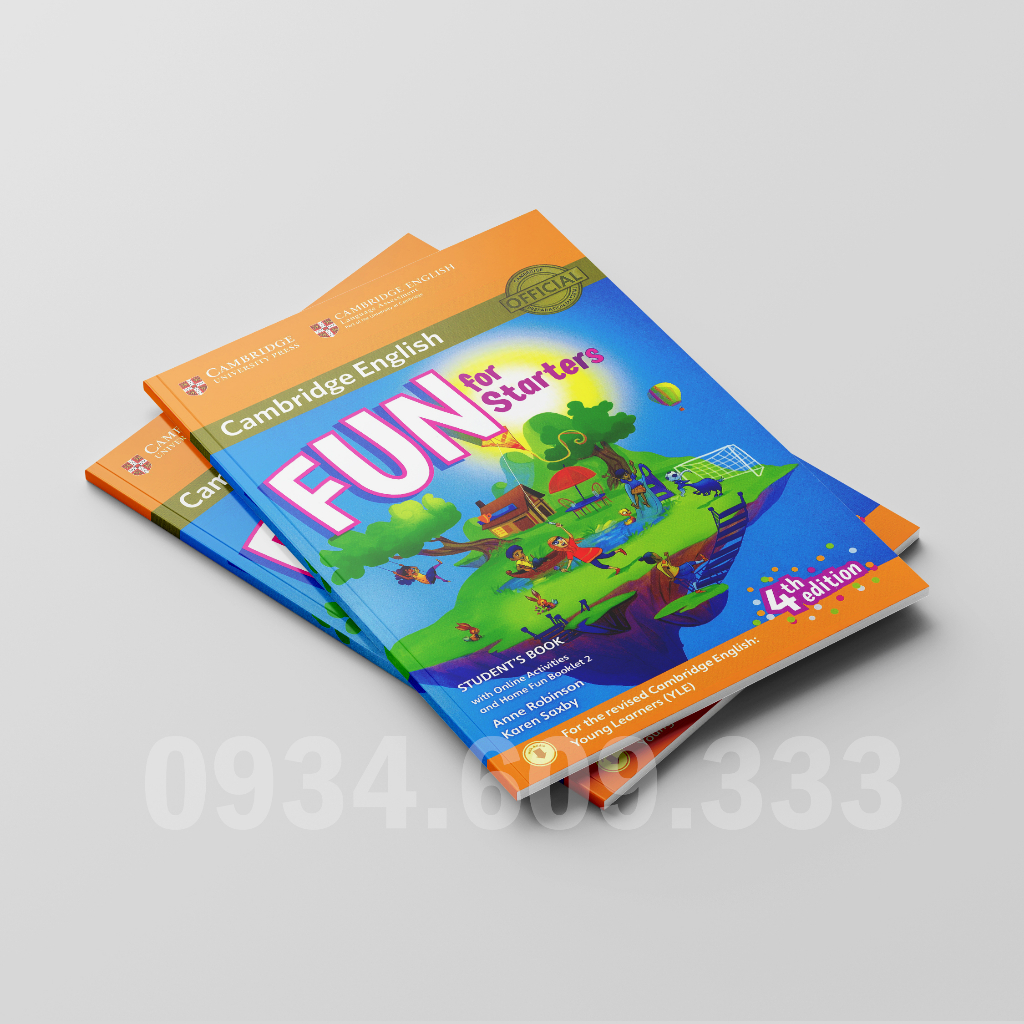 Cambridge English Fun for Starters in màu đẹp + MP3