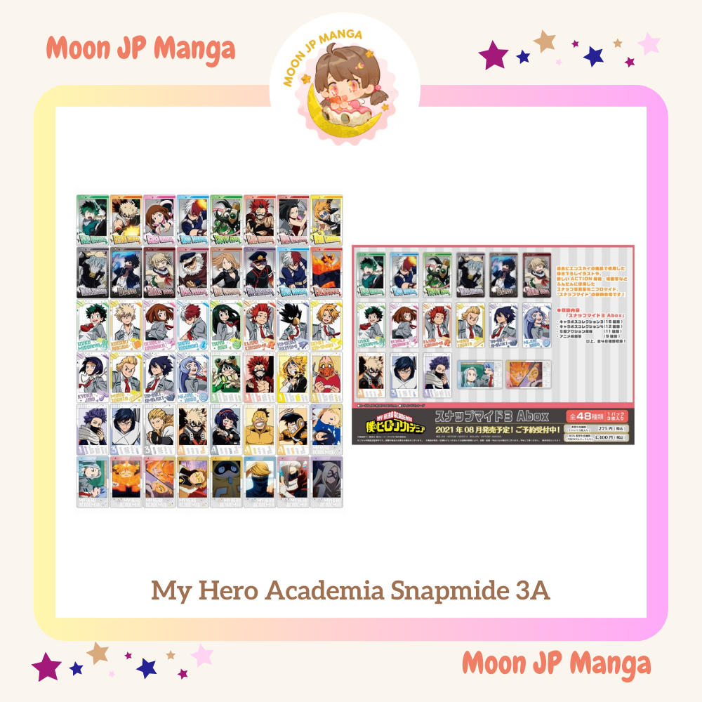 Thẻ nhân phẩm My Hero Academia Snapmide 3A