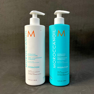 Moroccanoil Dầu gội xả dưỡng ẩm Hydration 500ml tạo độ ẩm cho tóc mềm mượt - Hair salon Tóc Đợi