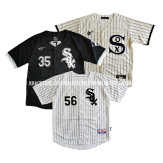 Áo bóng chày Mlb Chicago white sox jersey hiphop kpop Thun ba lỗ unisex nam nữ big over size thể thao gym Áo bóng rổ